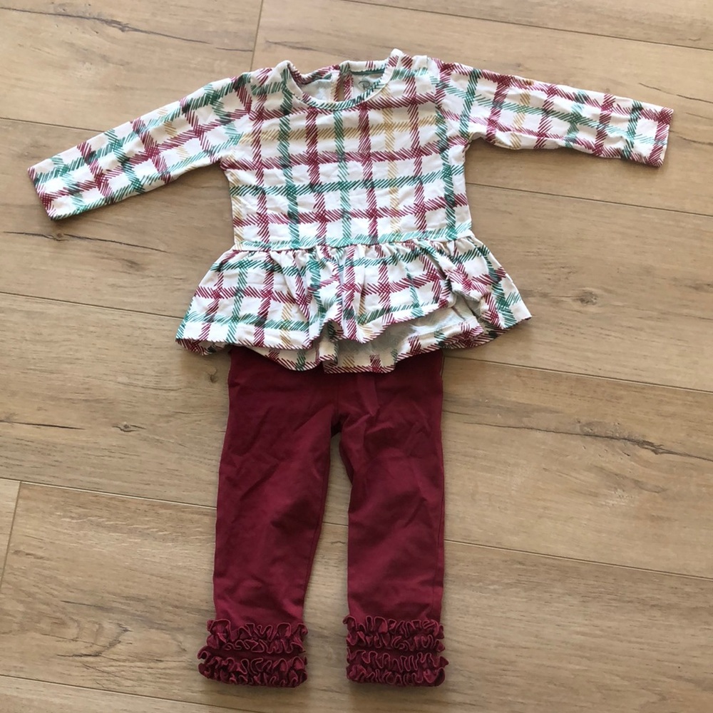 Ruffle Butts baby girl outfit ~ size 12-18M